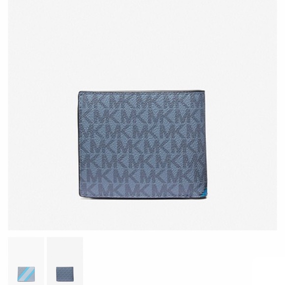 Cooper Logo and Faux Leather Billfold Wallet